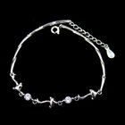 Women's 925 Sterling Silver Tennis Bracelet / Light 925 CZ Tennis Bracelet